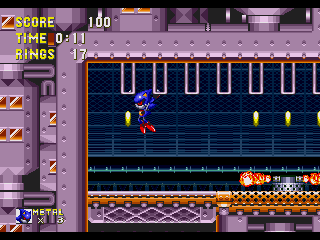 Title Screen / Invincibility [Metal Sonic Hyperdrive music] 